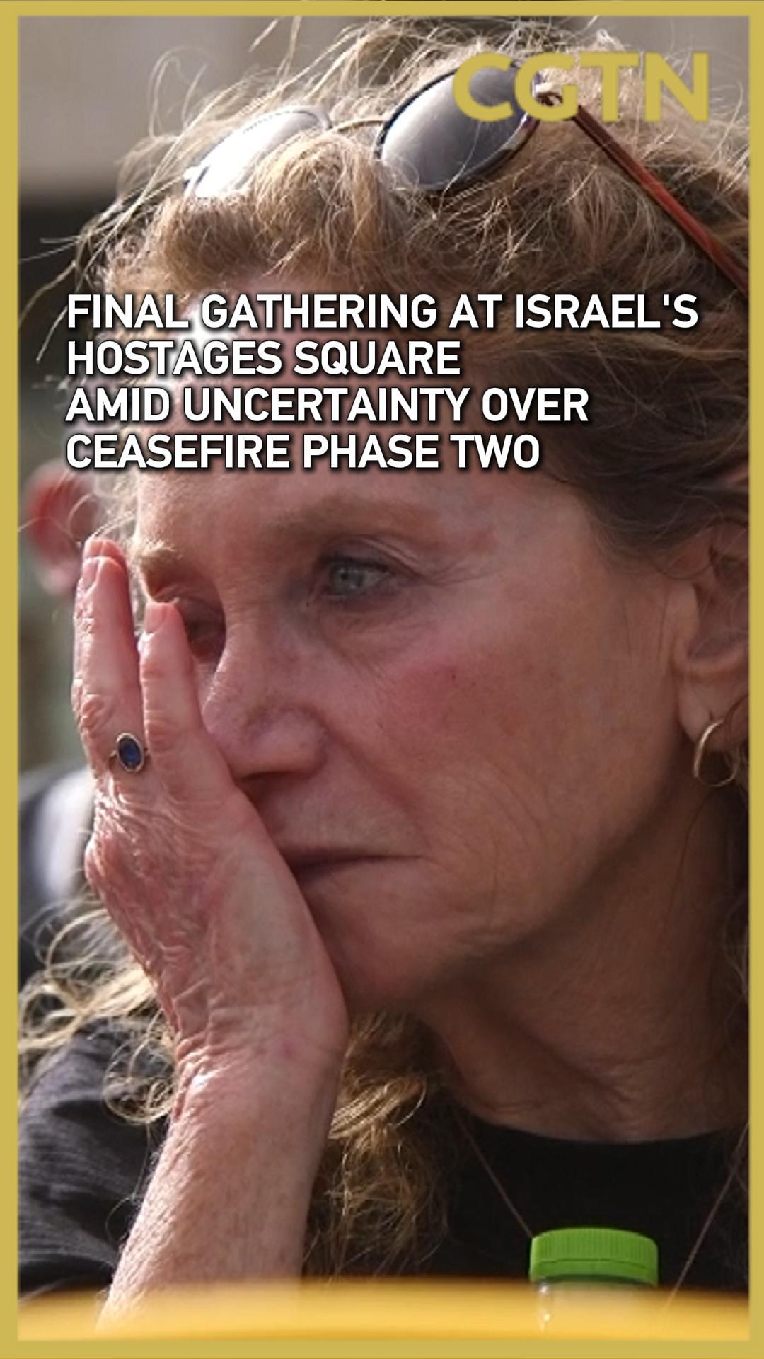 Final gathering held at Israel's Hostages Square