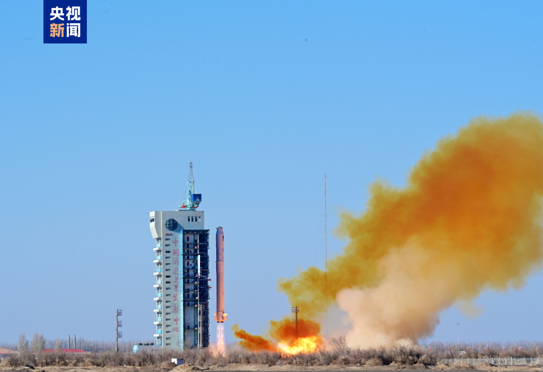 A Long March-2C carrier rocket carrying an Algerian remote sensing satellite blasts off from the Jiuquan Satellite Launch Center in northwest China, January 31, 2026. /CMG