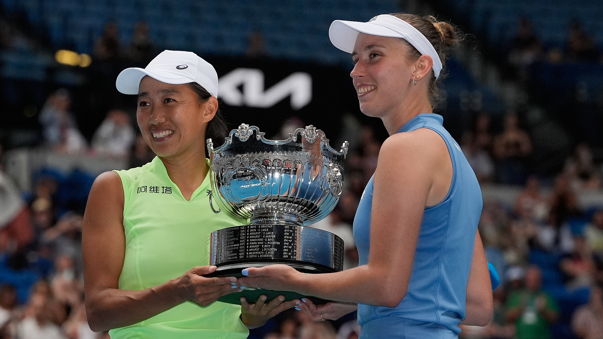 Zhang and Mertens claim Australian Open women's doubles title