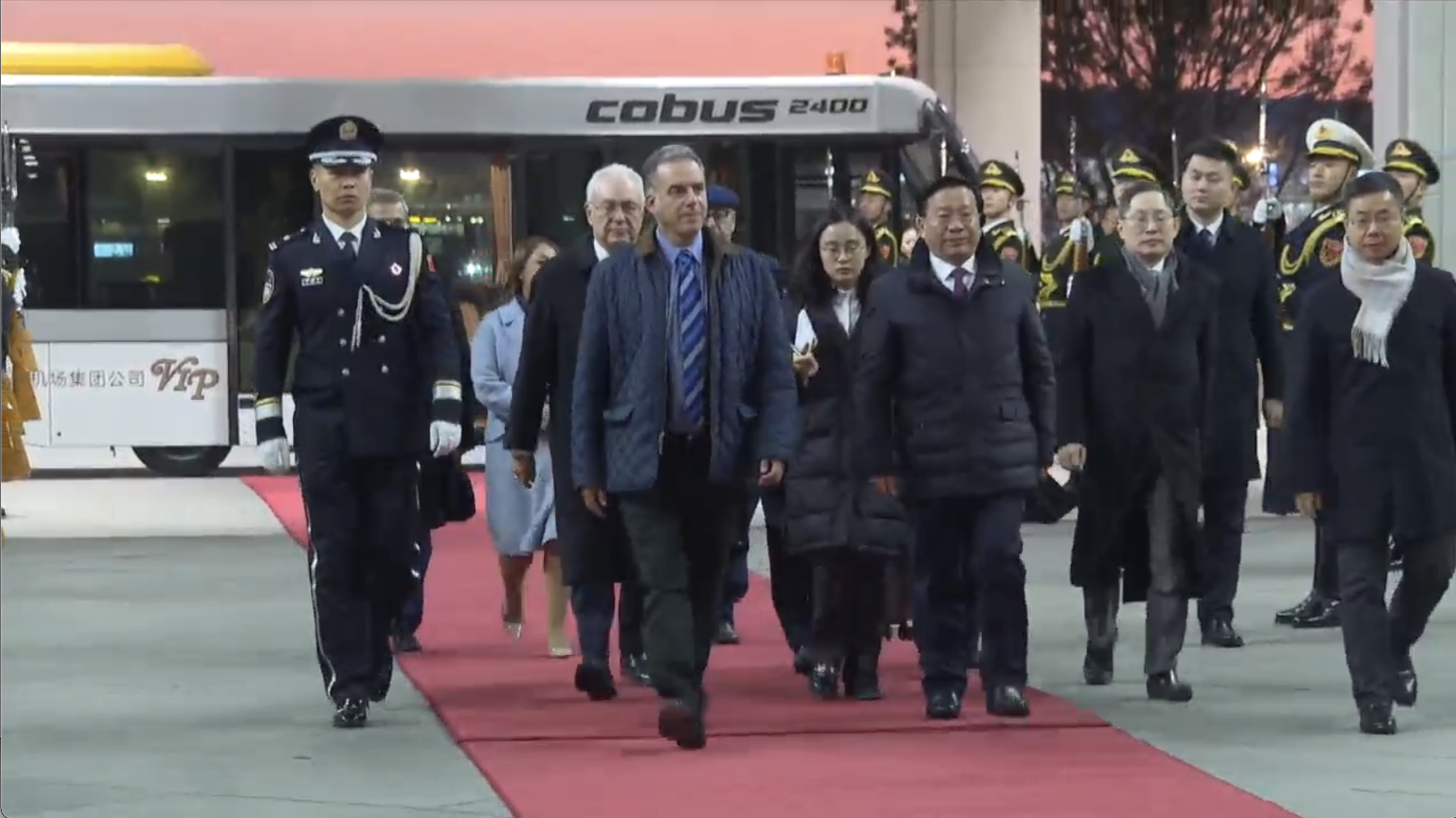 President of the Oriental Republic of Uruguay Yamandu Orsi arrives in Beijing, China, February 1, 2026. /CMG