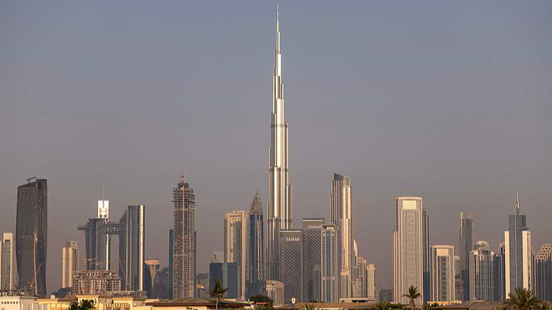 A view of the Dubai skyline showing the Burj Khalifah, the world's tallest structure at 829.8 meters, on May 12, 2025. /VCG