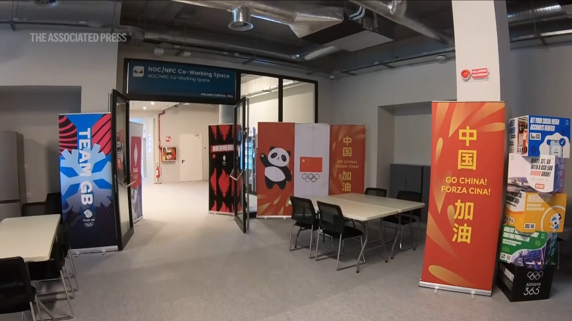 Athletes bring 2026 Milano Cortina Winter Olympic Village to life