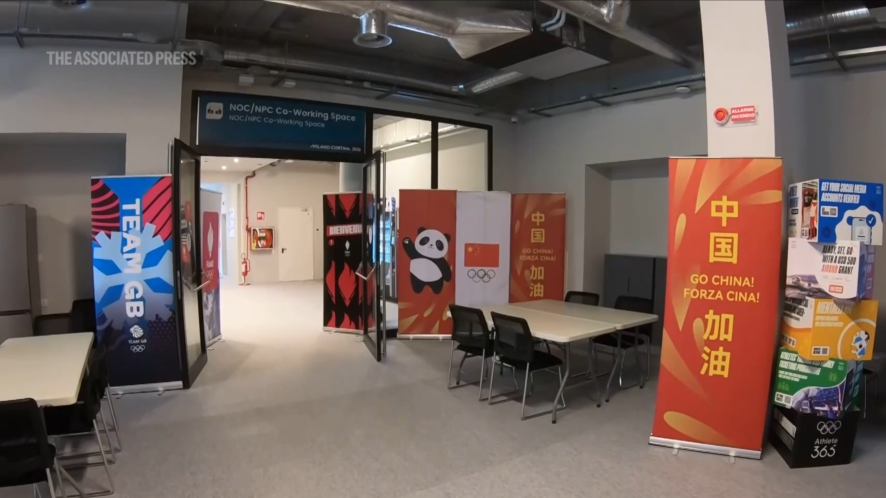 Athletes bring 2026 Milano Cortina Winter Olympic Village to life