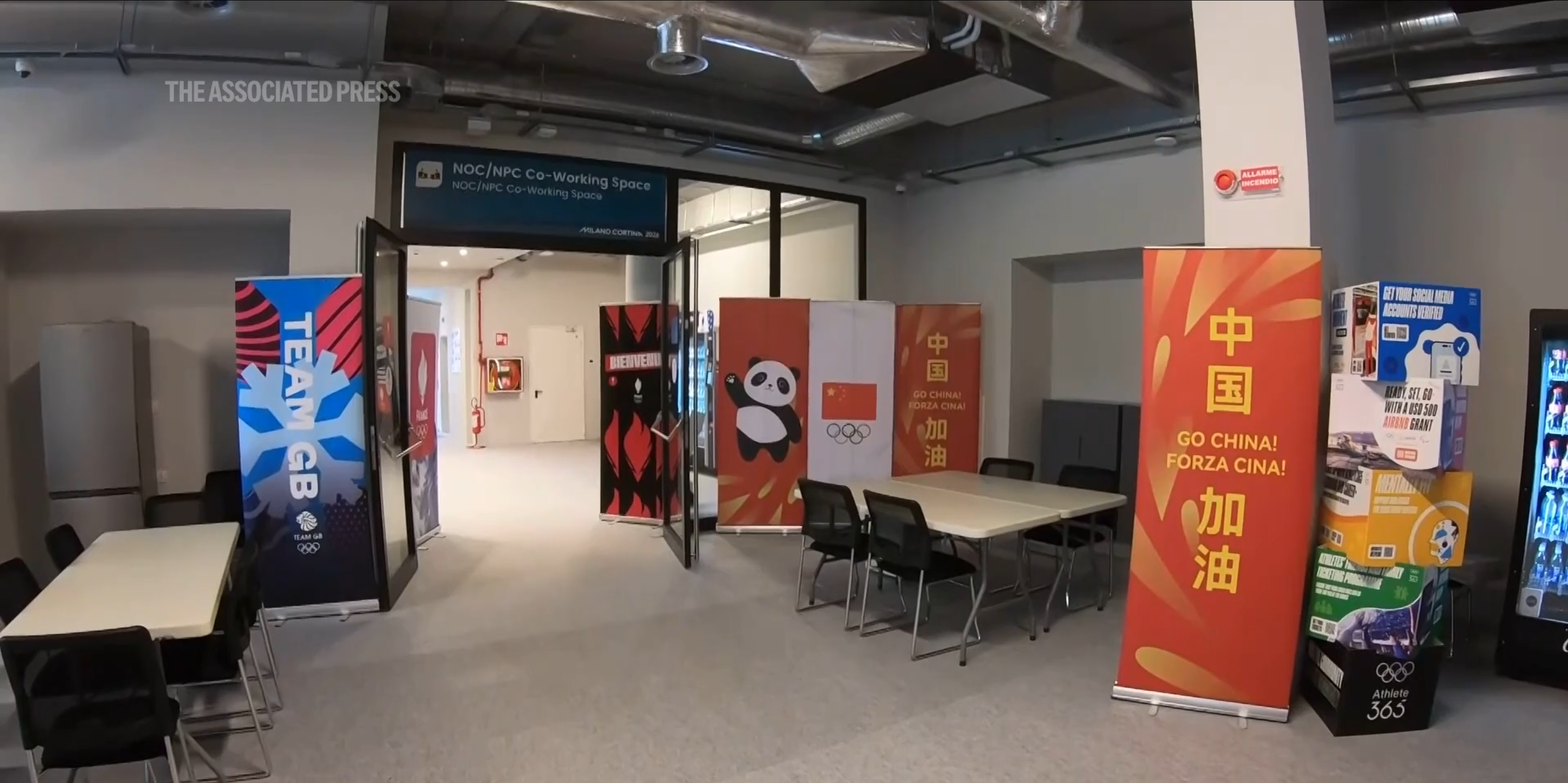 A room at the Olympic Village for the 2026 Milano Cortina Winter Games in Milan, Italy. /AP