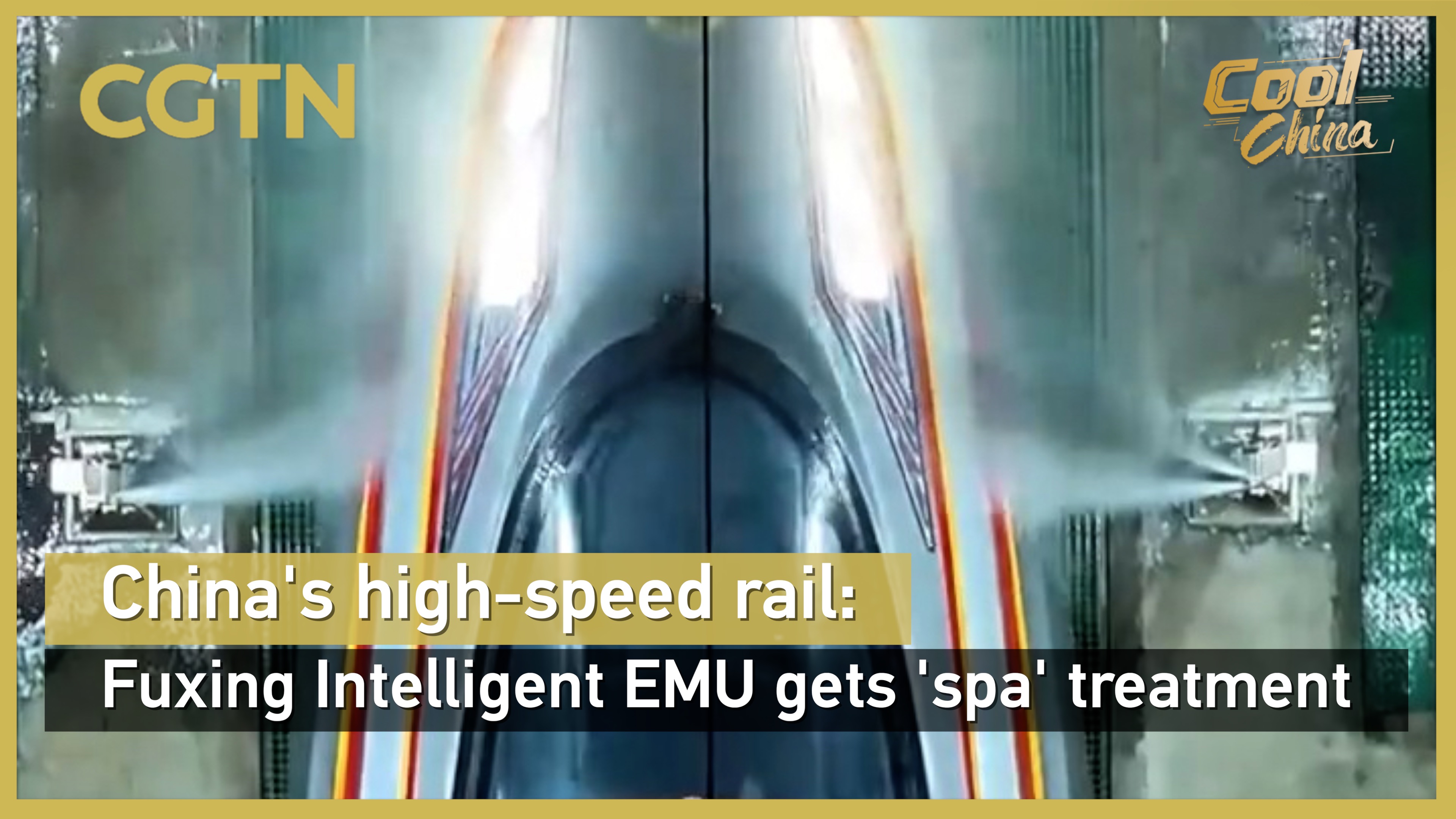 China's high-speed rail: Fuxing Intelligent EMU gets 'spa' treatment