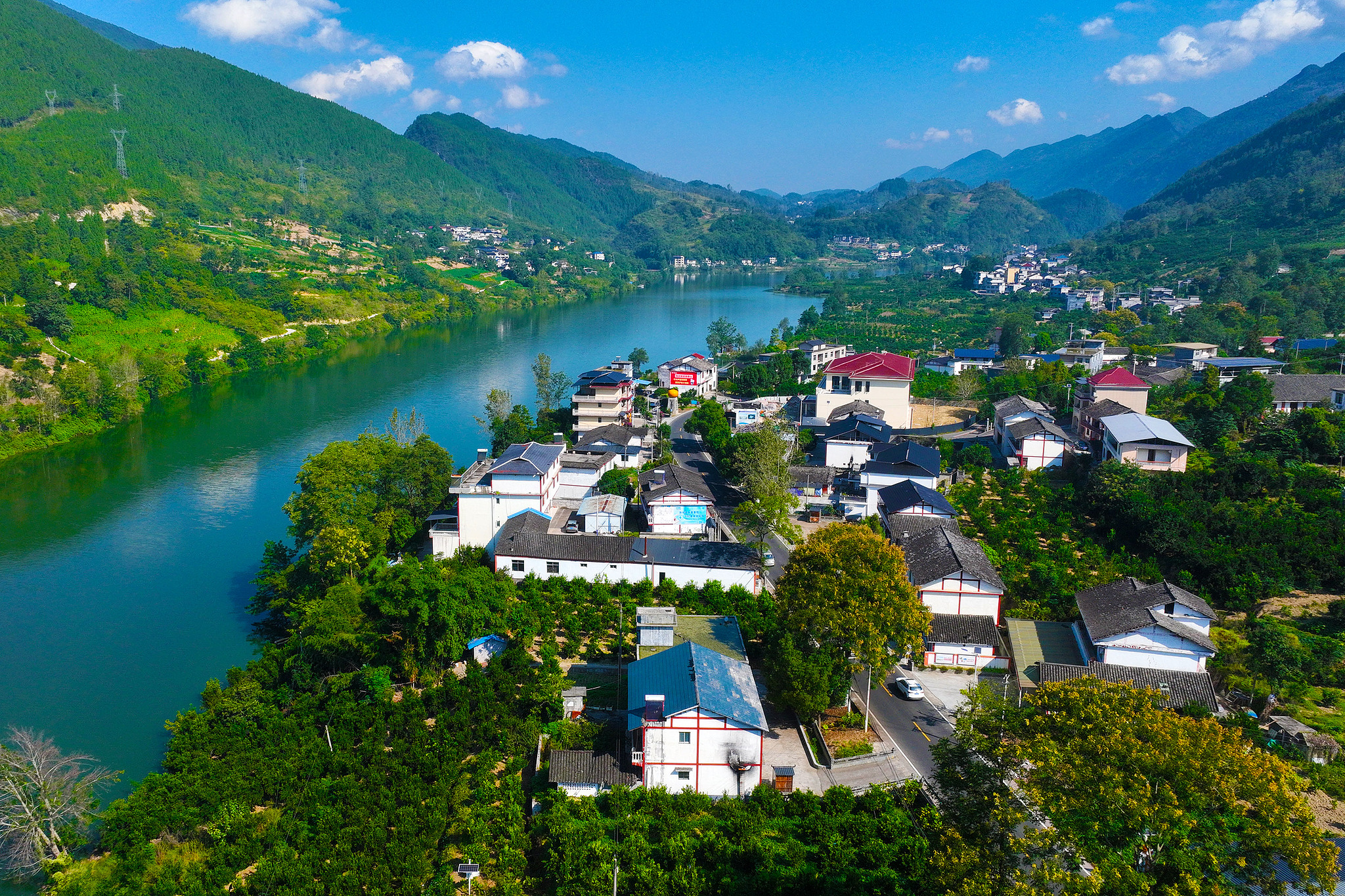 Apeng River National Wetland Park in Chongqing Municipality, southwest China, October 9, 2025. /VCG