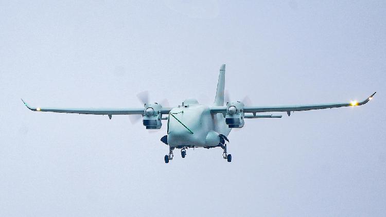 China's YH-1000S hybrid unmanned cargo aircraft makes maiden flight