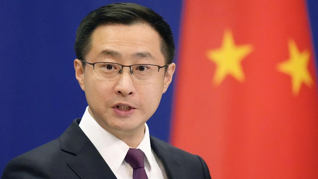 A file photo of Lin Jian, a spokesperson for the Chinese Foreign Ministry. /VCG