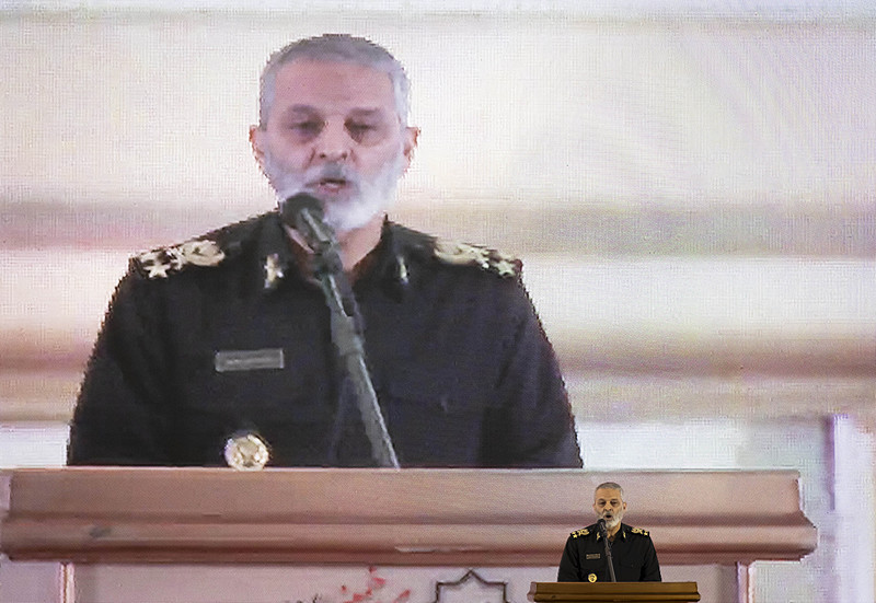 Major General Abdolrahim Mousavi, Chief of Staff of the Iranian Armed Forces, speaks during a ceremony at the Imam Khomeini Grand Mosque in Tehran, Iran, August 7, 2025. /CFP