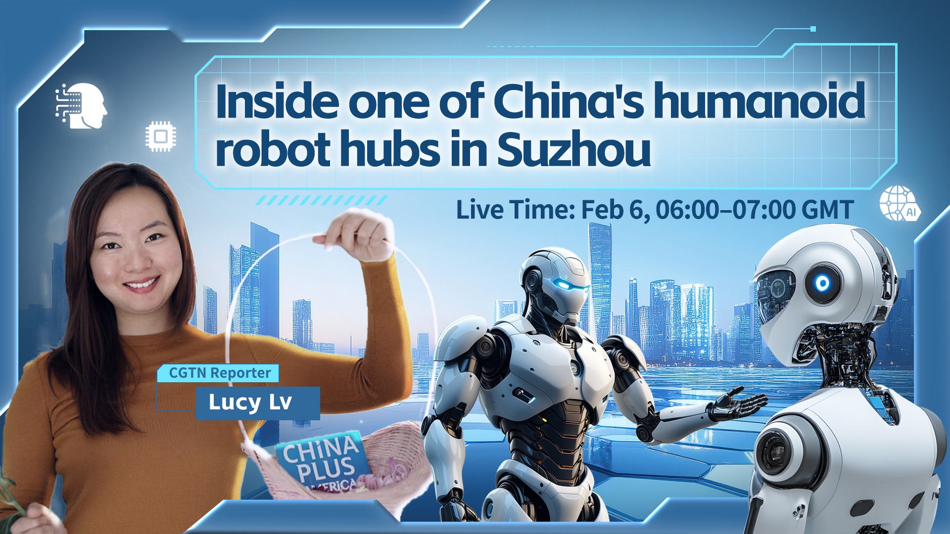 Live: Inside one of China's humanoid robot hubs in Suzhou