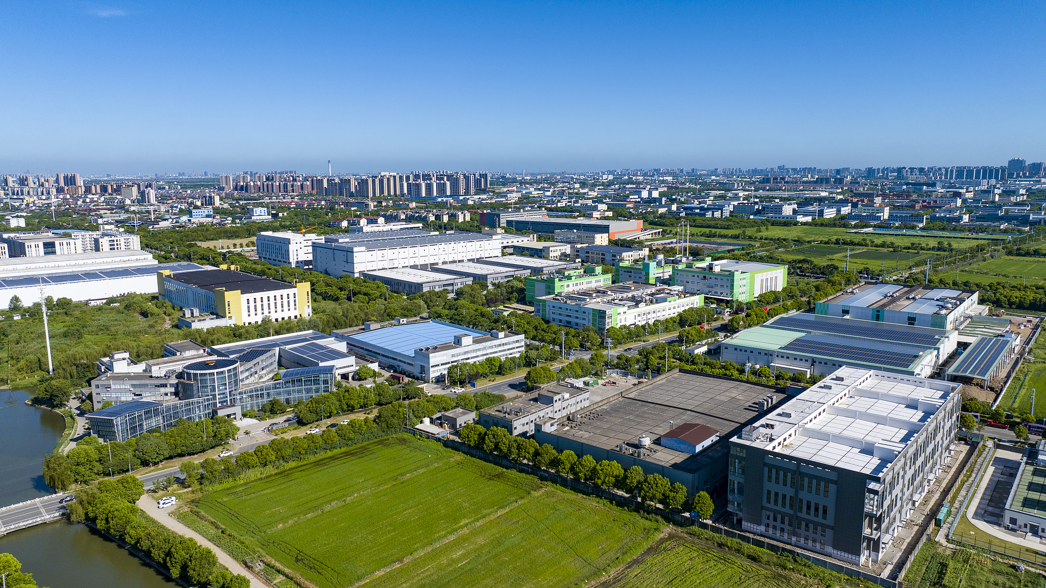 Kunshan German Industrial Park in Zhangpu Town of Kunshan City, east China's Jiangsu Province. /CFP