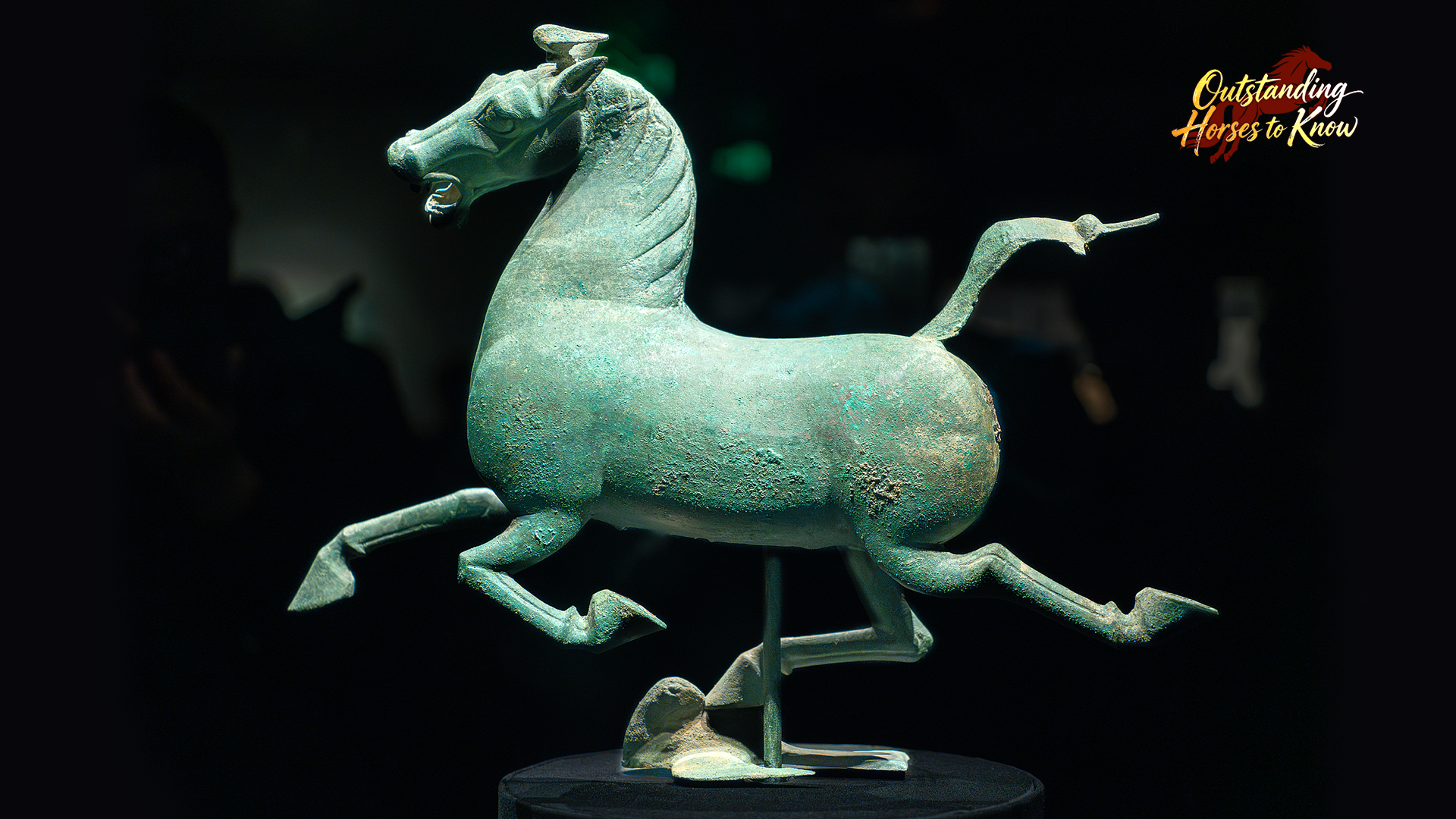 The Eastern Han Dynasty (25-220) Bronze Galloping Horse Statue, unearthed in northwest China's Gansu Province. /VCG