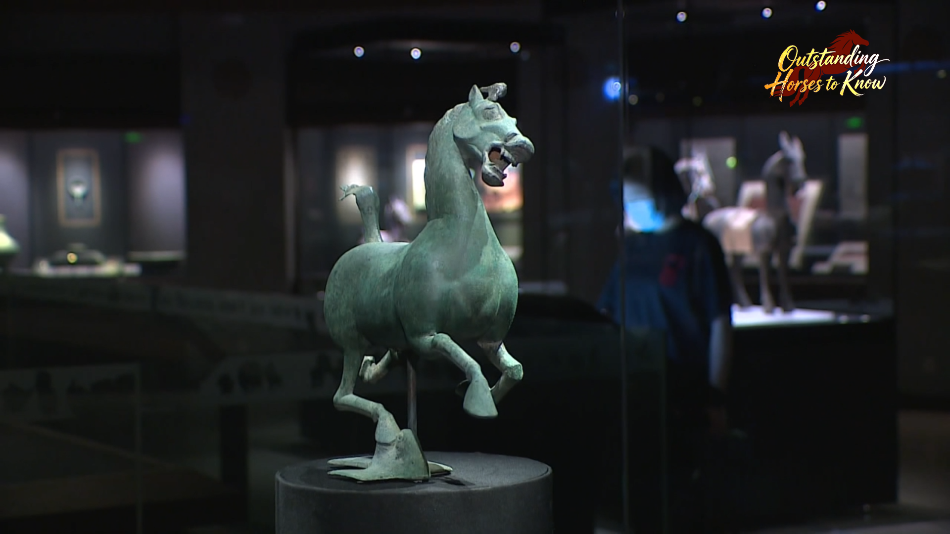 The Bronze Galloping Horse Statue is housed in Gansu Museum. /CMG