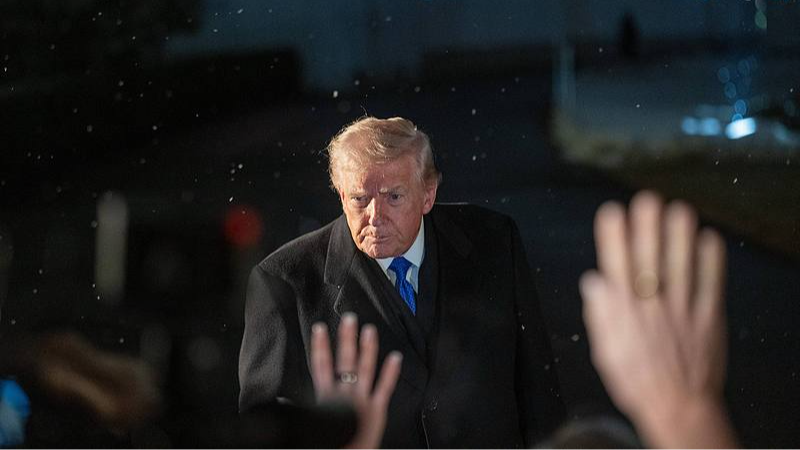 U.S. President Donald Trump takes a few questions before departing the White House for Florida in Washington, D.C., U.S., February 6, 2026. /VCG