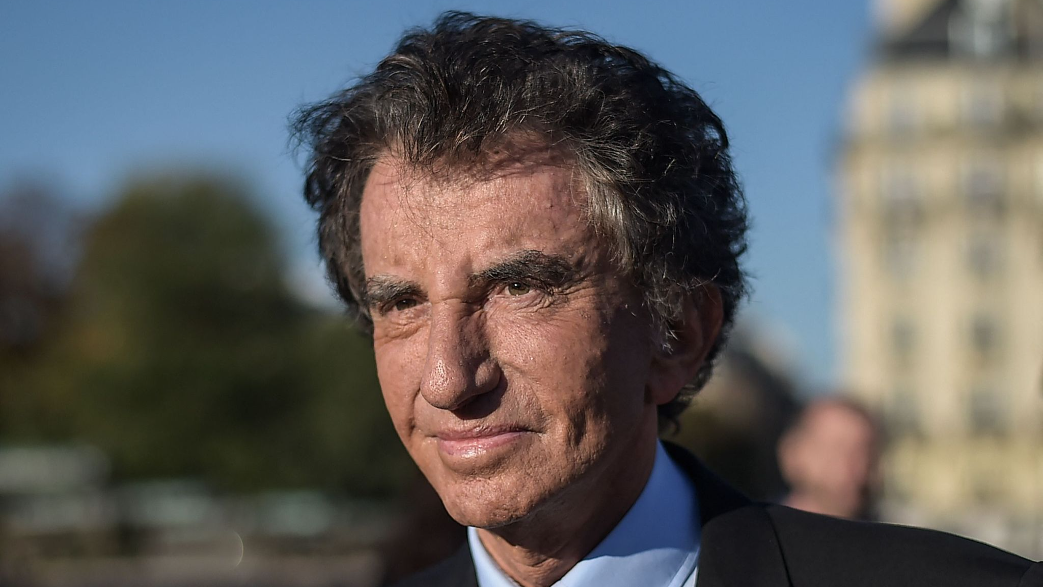 Former French Culture Minister and Arab World Institute (IMA) President Jack Lang attends the national homage to French-Armenian singer-songwriter Charles Aznavour at Les Invalides in Paris on October 5, 2018. /VCG