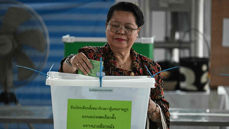 Thailand's House of Representatives election underway