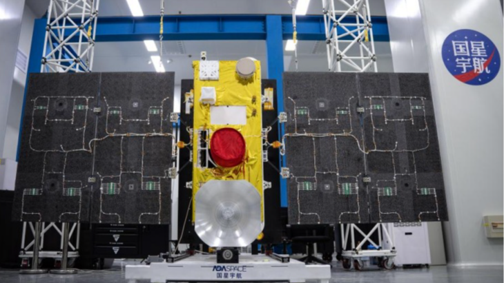 One of the 12 computing satellites jointly developed by GuoXing Aerospace Technology and Zhejiang Lab and launched into orbit in May 2025. /GuoXing Aerospace Technology