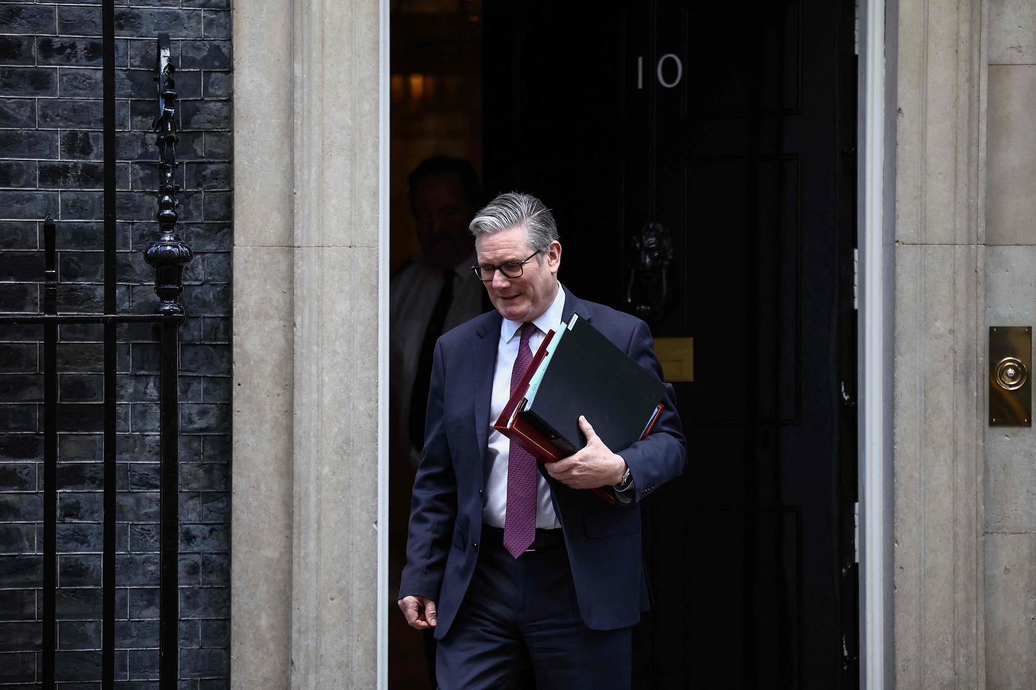 Britain's Prime Minister Keir Starmer leaves 10 Downing Street in central London on February 4, 2026