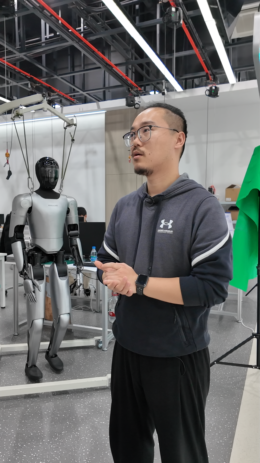 Chen Dong from the PR department of Magiclab Robotics, February 5, 2026. /CGTN 