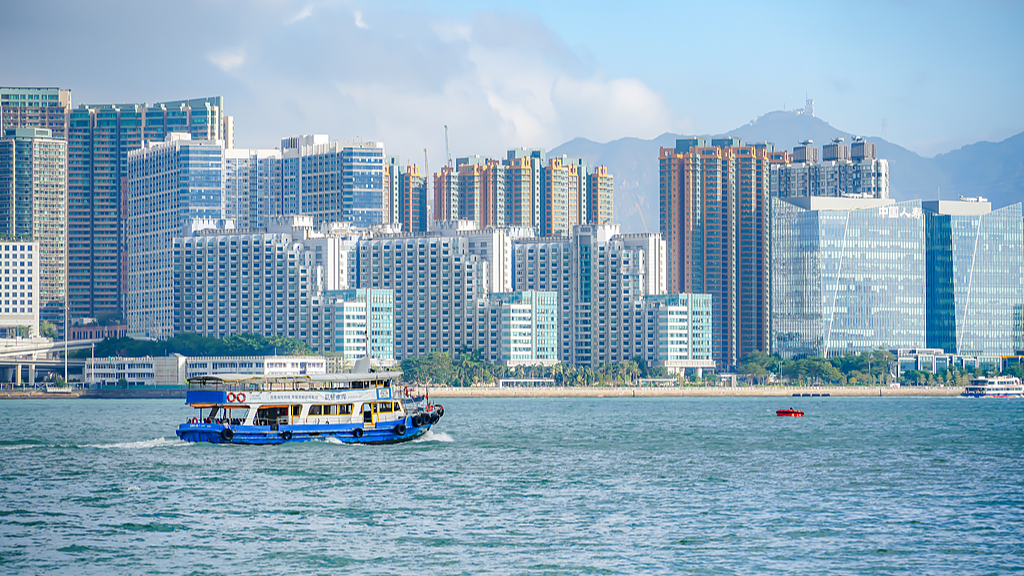 A view of Victoria Harbour in Hong Kong, China. /VCG