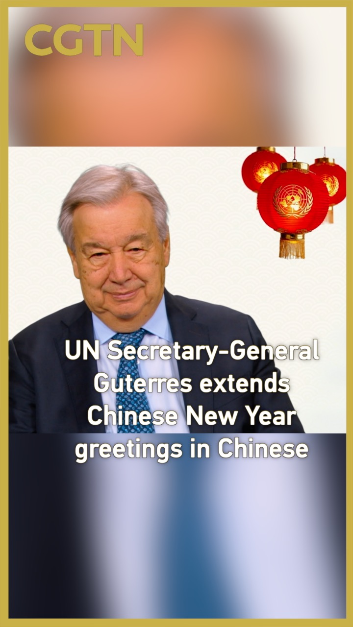 UN chief Guterres extends Chinese New Year greetings in Chinese