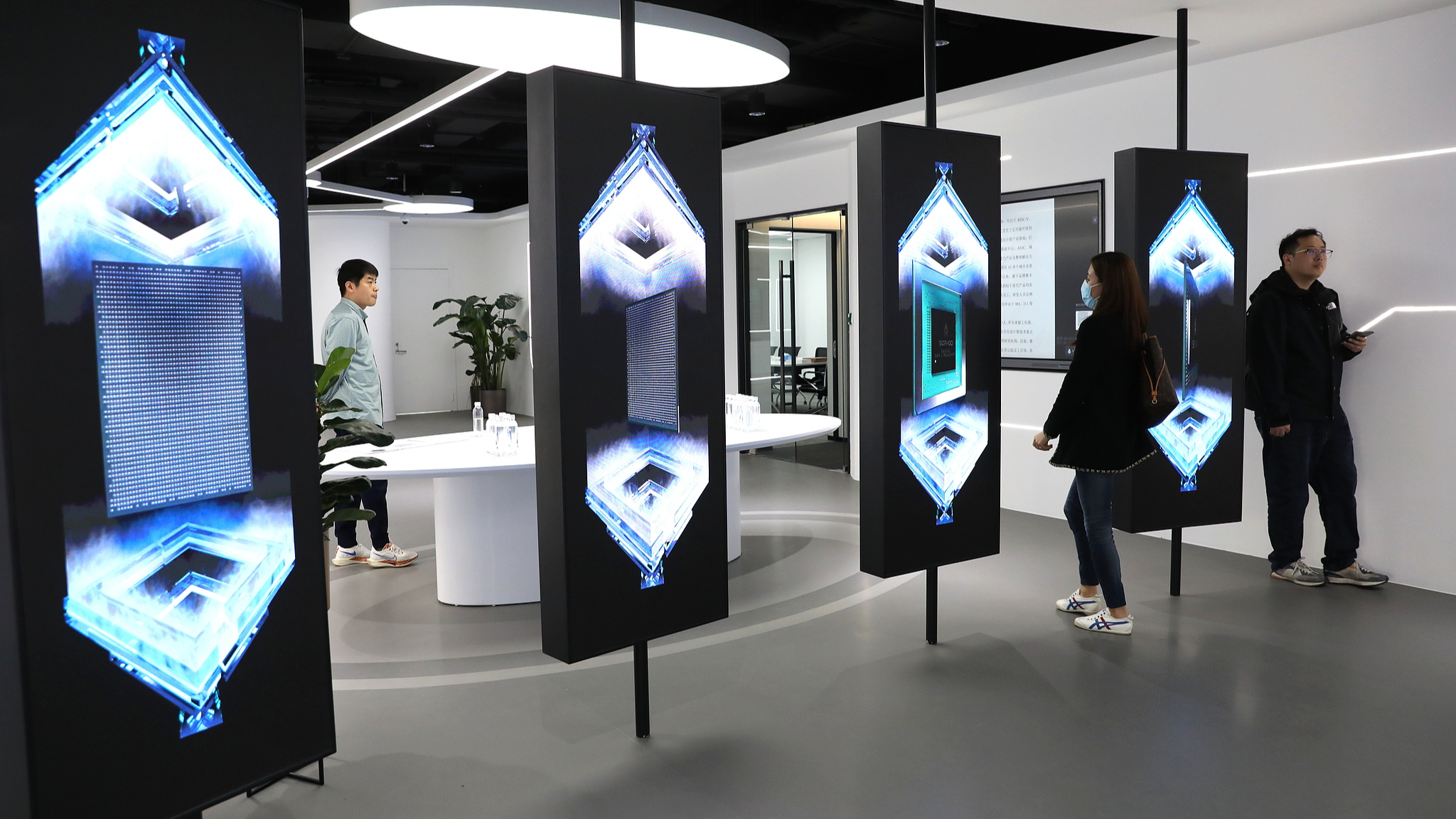 The National Information Technology Application Innovation Park, Beijing, April 8, 2024. /VCG