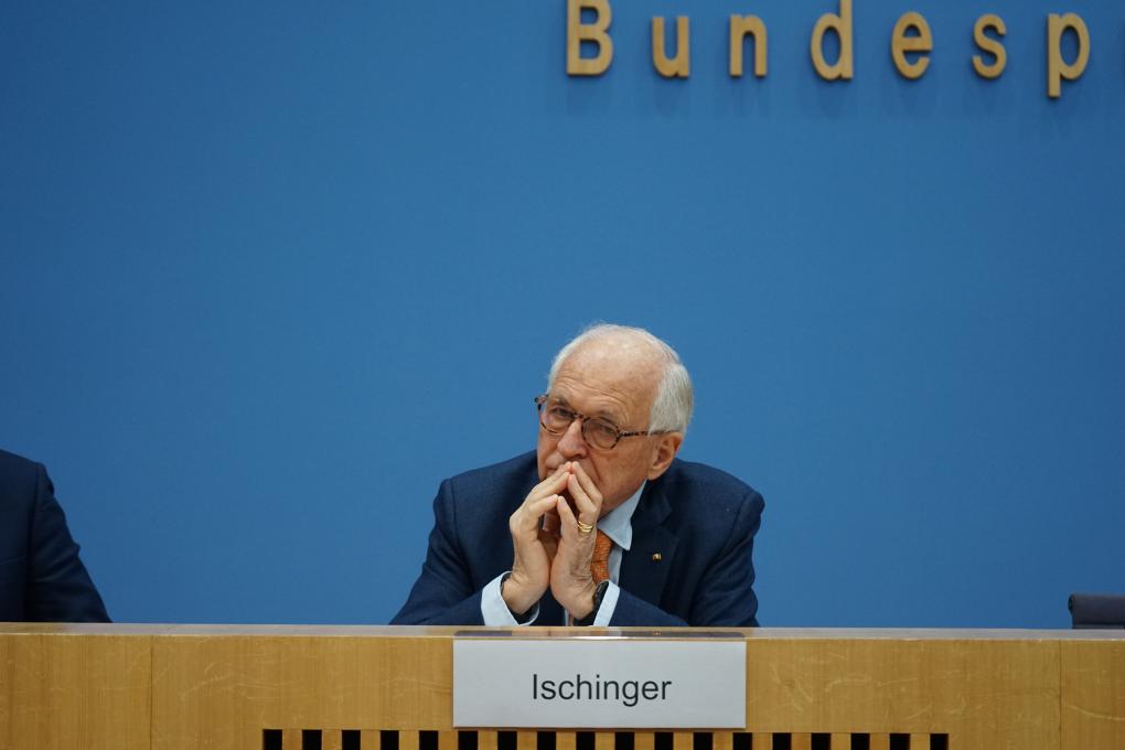 Munich Security Conference Chairman Wolfgang Ischinger participates in the launch event of the Munich Security Report 2026 in Berlin, Germany, February 9, 2026. /Xinhua