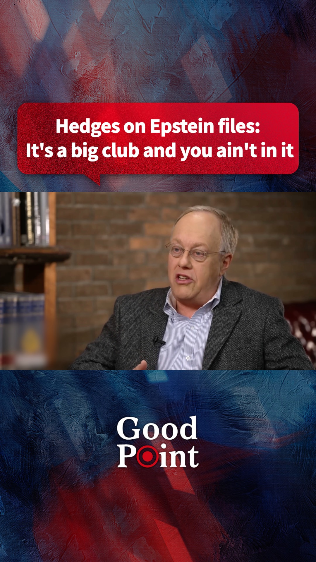 Hedges on Epstein files: It's a big club and you ain't in it