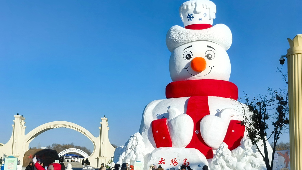 Live: See the symbolic giant snow sculpture at Harbin expo