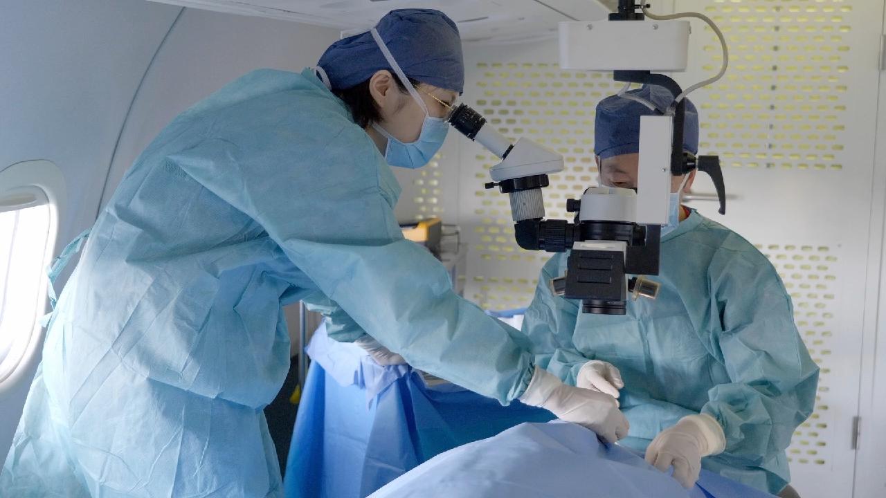 China's first C909 airplane hospital lands in Laos for medical mission