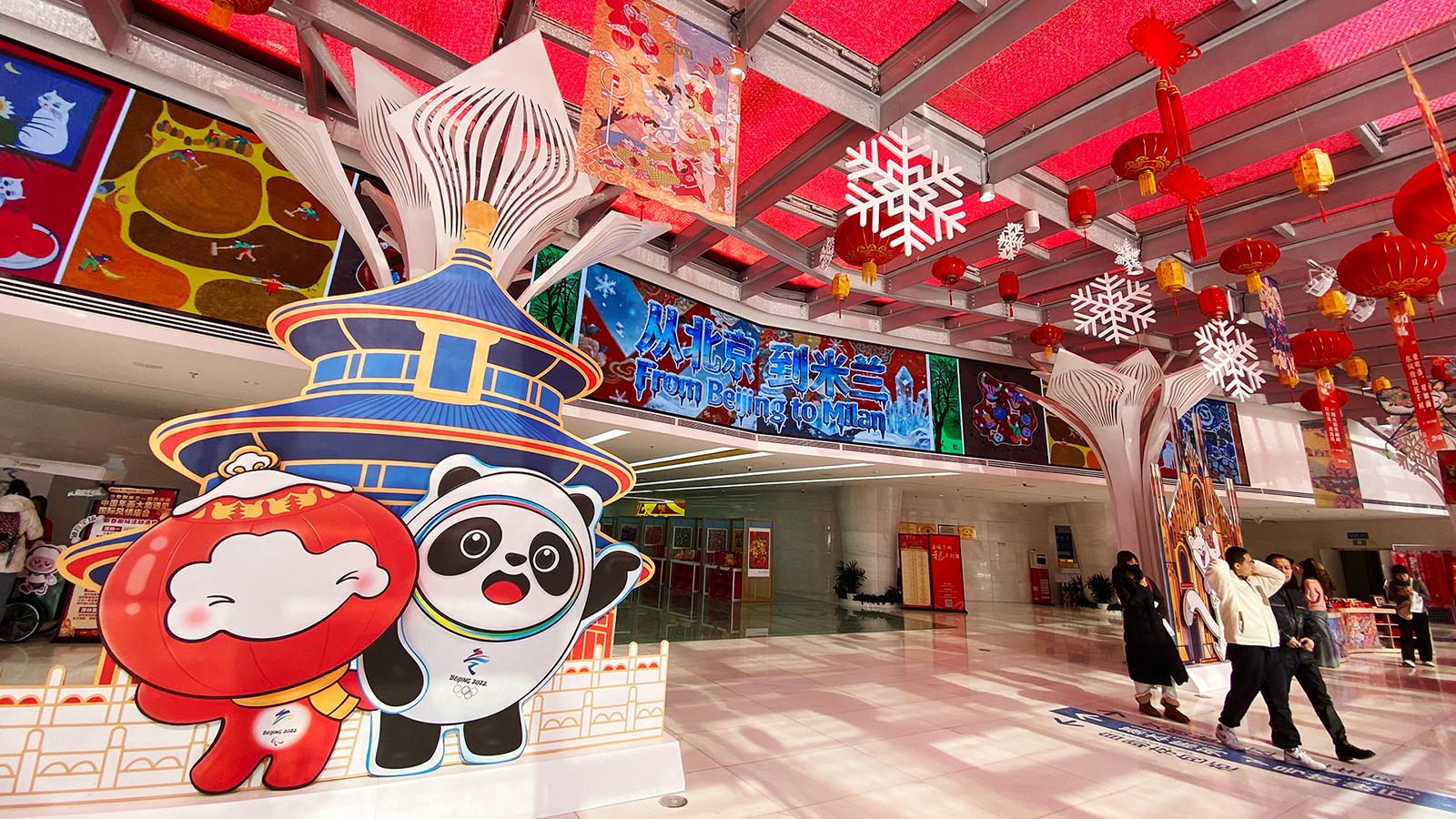 Winter Olympic spirit meets Chinese New Year cheer in Beijing