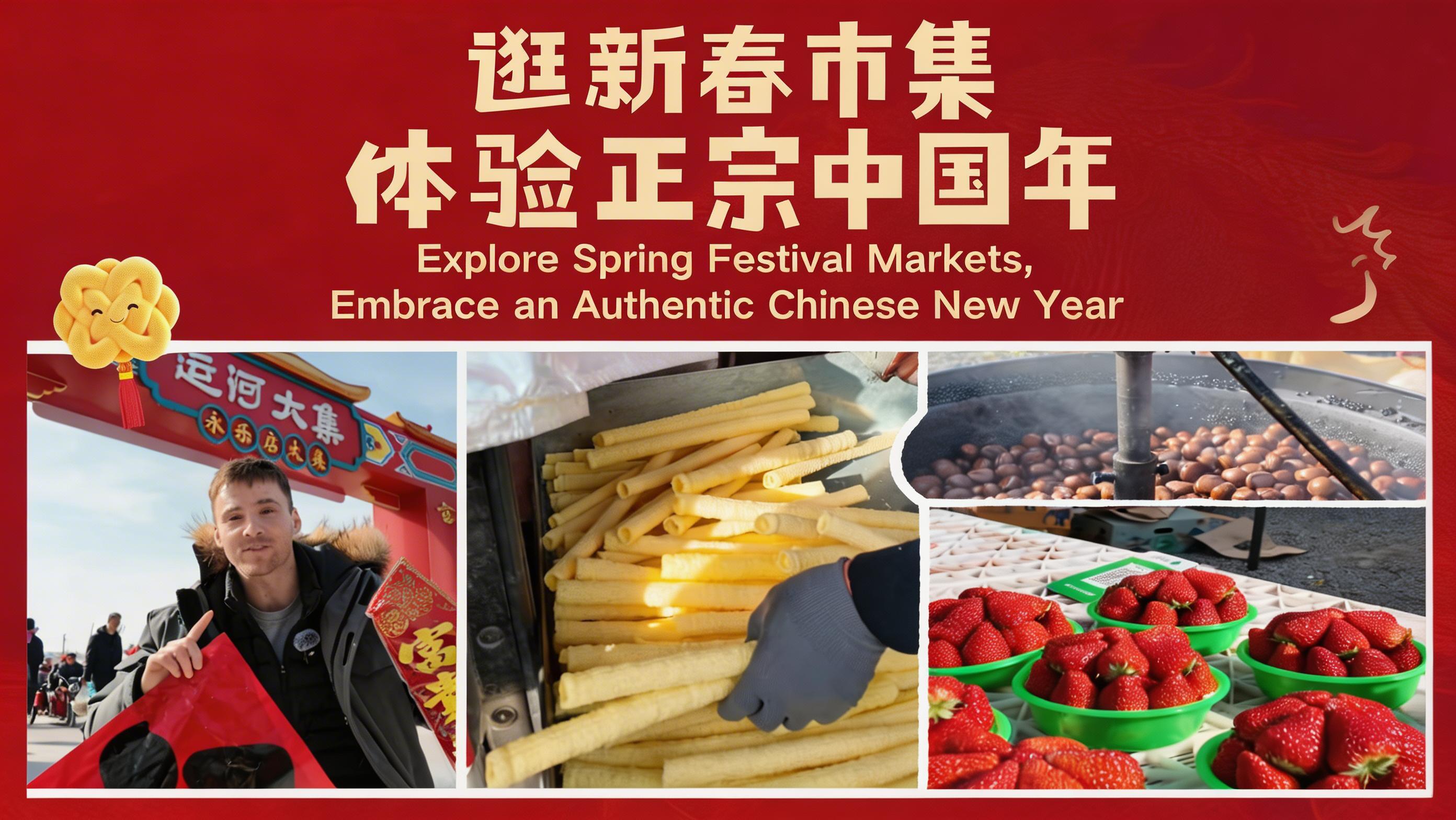Explore Spring Festival markets, embrace an authentic Chinese New Year