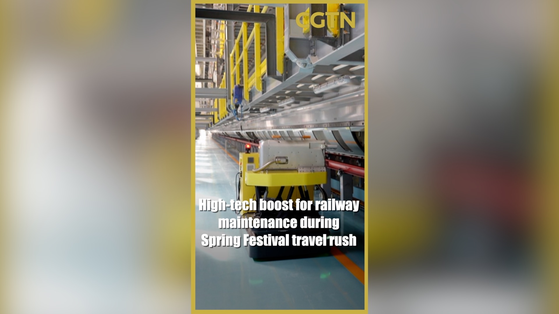 How robots 'diagnose' high-speed trains during Spring Festival rush