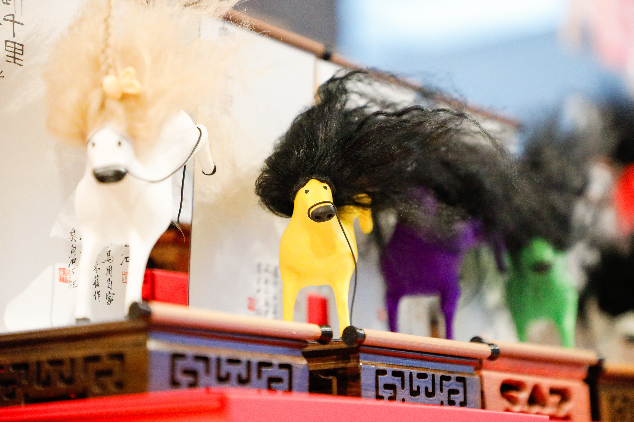 Various versions of Ma Biaobiao are displayed at the Shandong Art Museum in Jinan, Shandong Province, January 27, 2026. /VCG