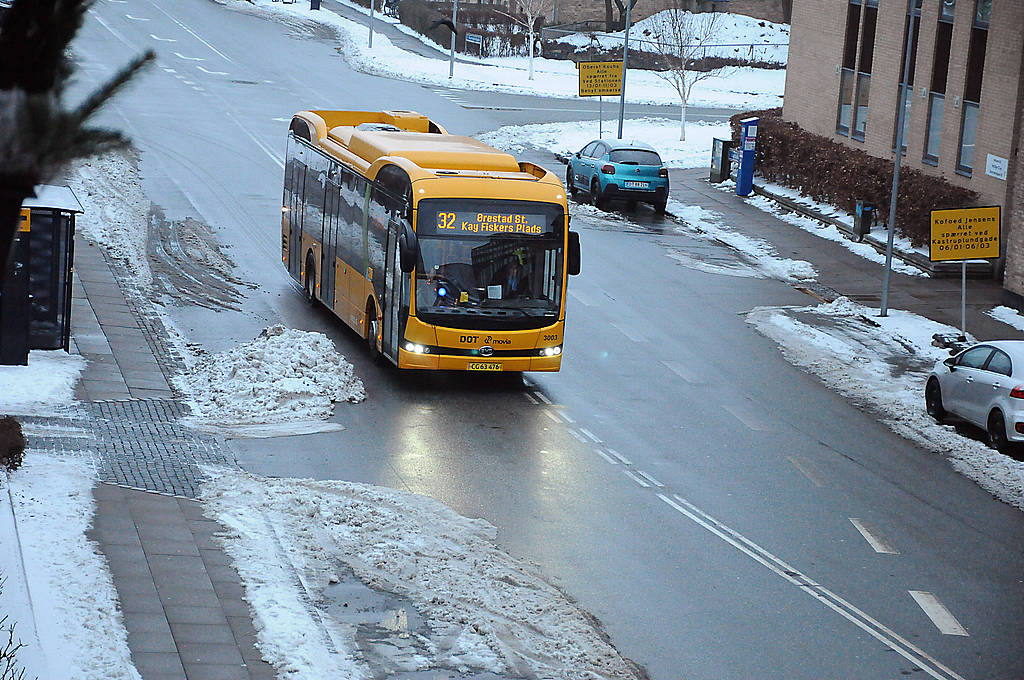 Snowfall on the streets of Copenhagen, Denmark, Febuary 11, 2026. /VCG