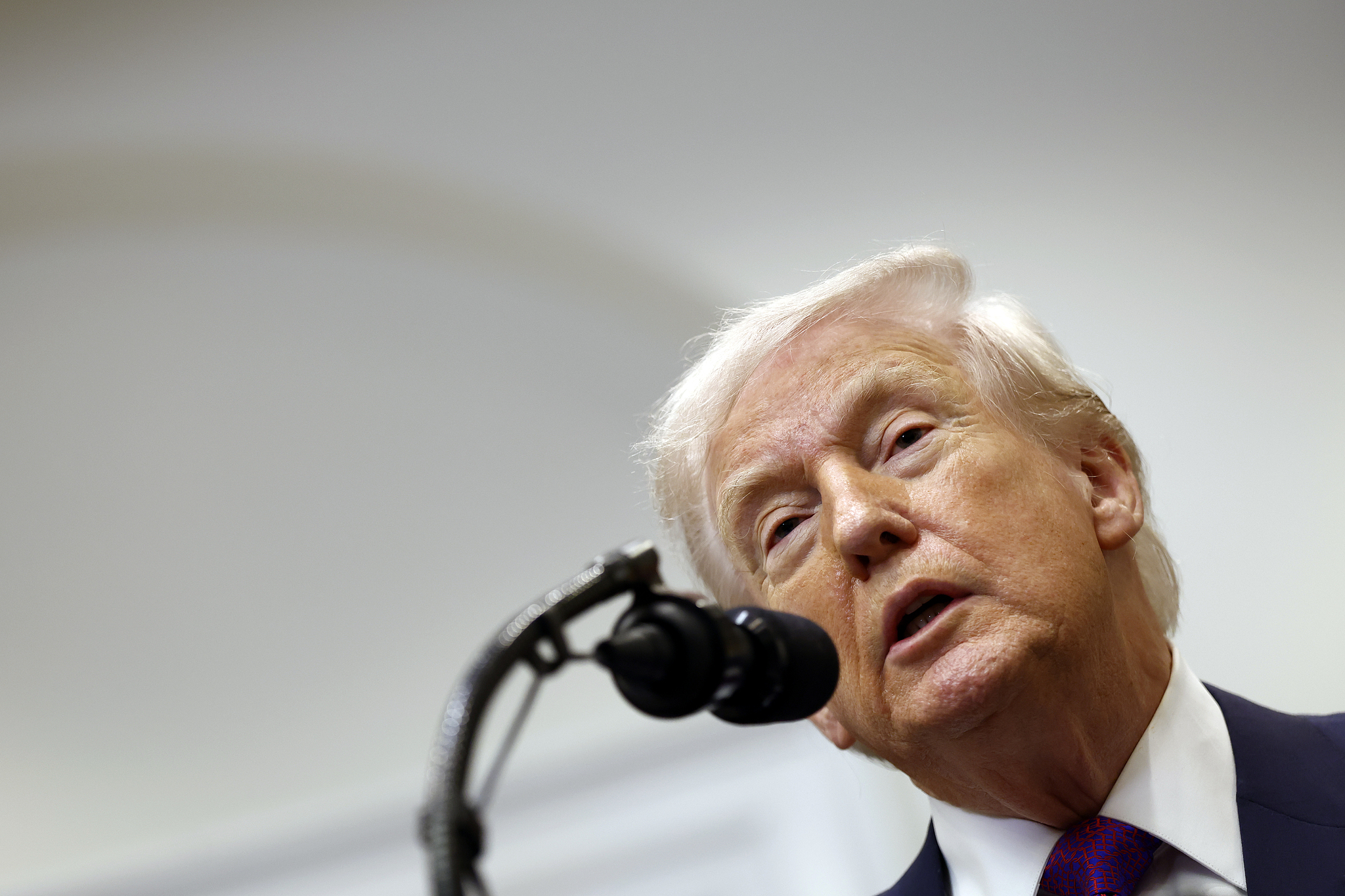 U.S. President Donald Trump speaks in the Roosevelt Room at the White House in Washington, D.C., U.S., February 12, 2026. /VCG