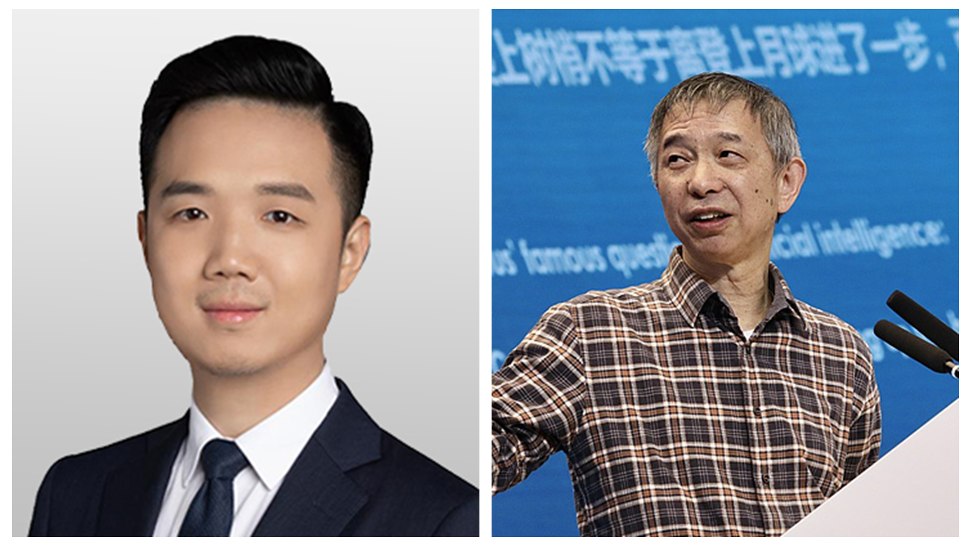 Song Haitao (L) and Wang Jian (R). /SAIRI, VCG