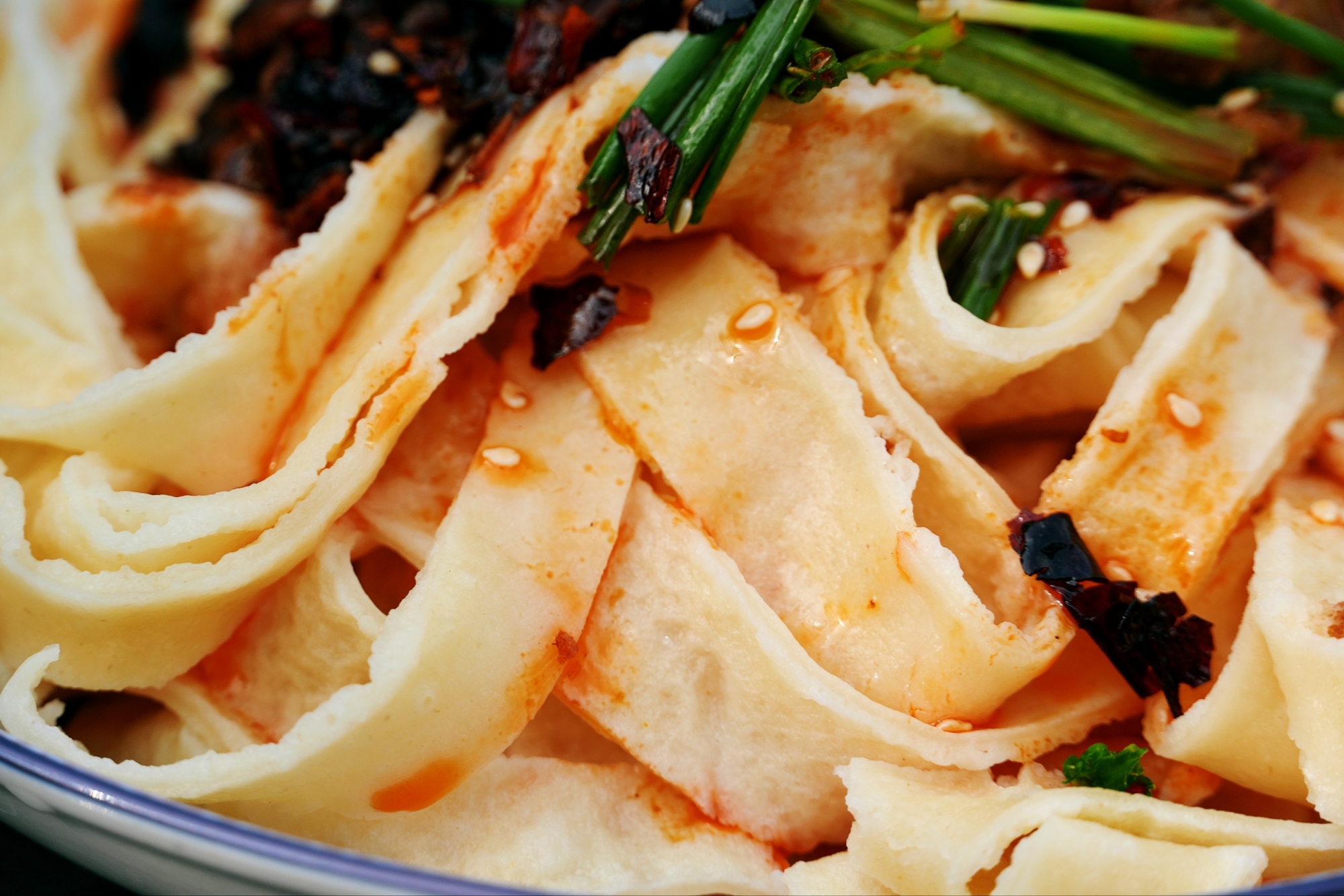 Traditional mung bean noodles are seen in Sinan County, southwest China's Guizhou Province on January 22, 2026. /Tongren Media Convergence Center