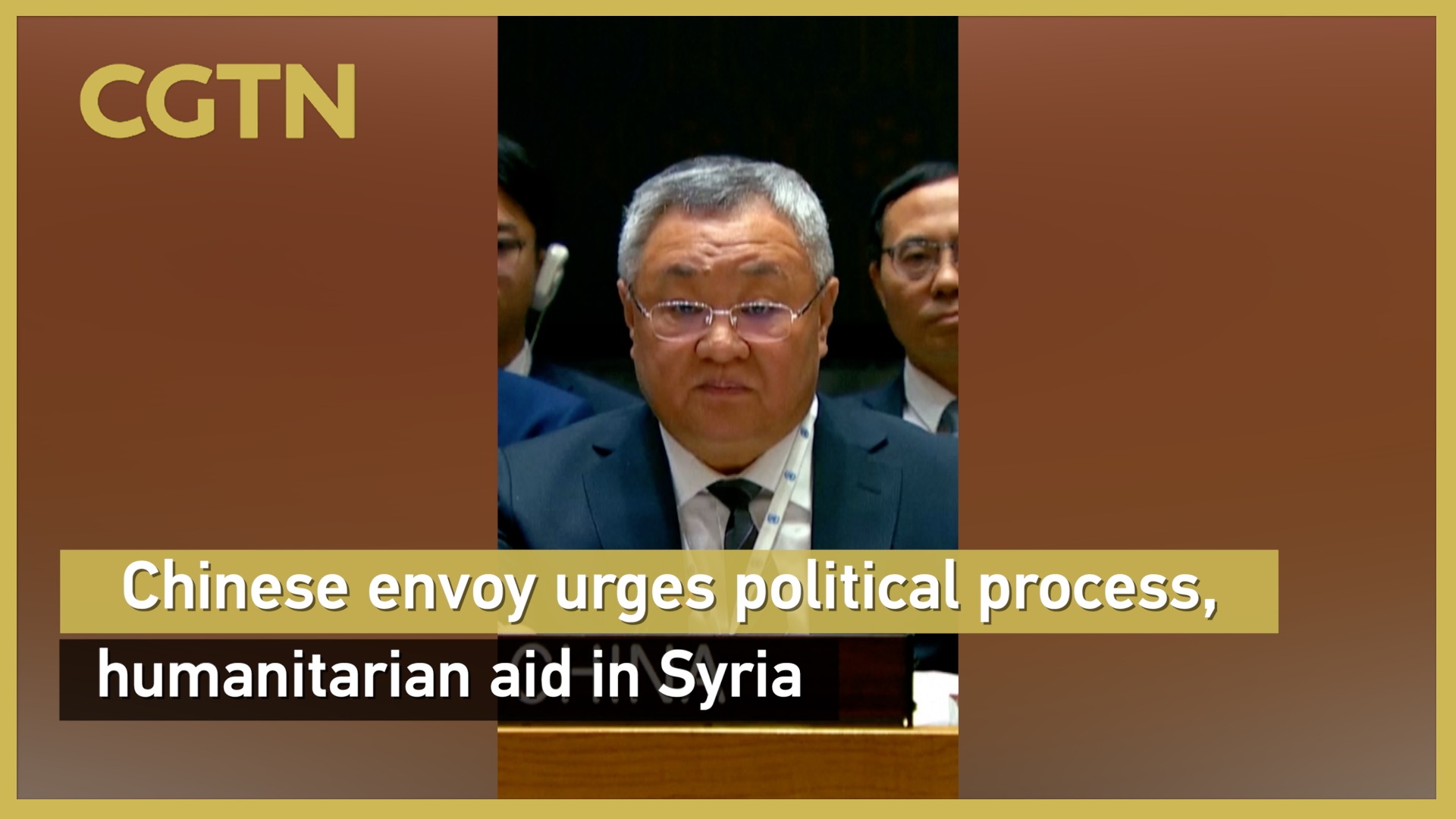 Chinese UN envoy urges political process, humanitarian aid in Syria