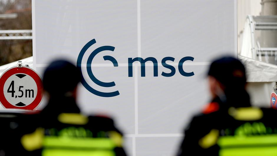 Police officers are on duty near the venue for the opening ceremony of the 62nd Munich Security Conference (MSC) in Munich, Germany, February 13, 2026. /Xinhua