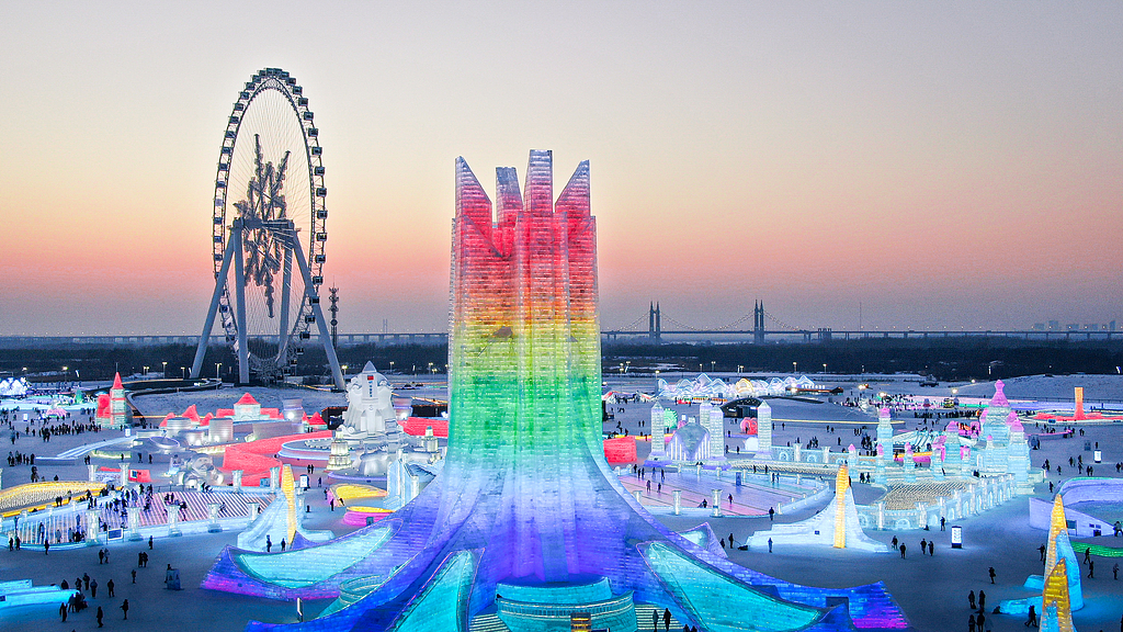 Live: Step into Harbin's magnificent ice and snow wonderland