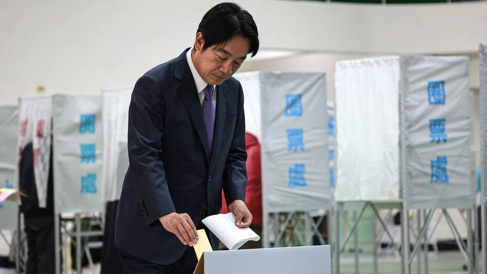 Lai Ching-te, leader of China's Taiwan region, Taiwan, China, January 13, 2024. /CFP