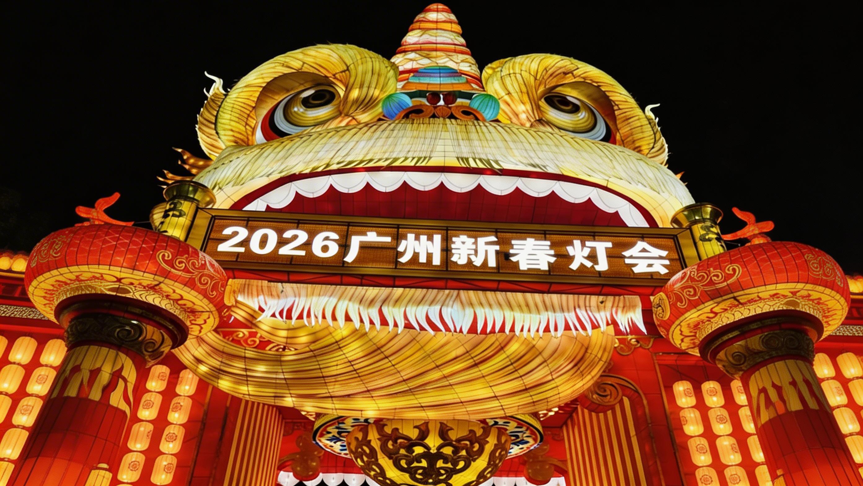 Enjoy this Guangzhou lantern show and experience Lingnan New Year