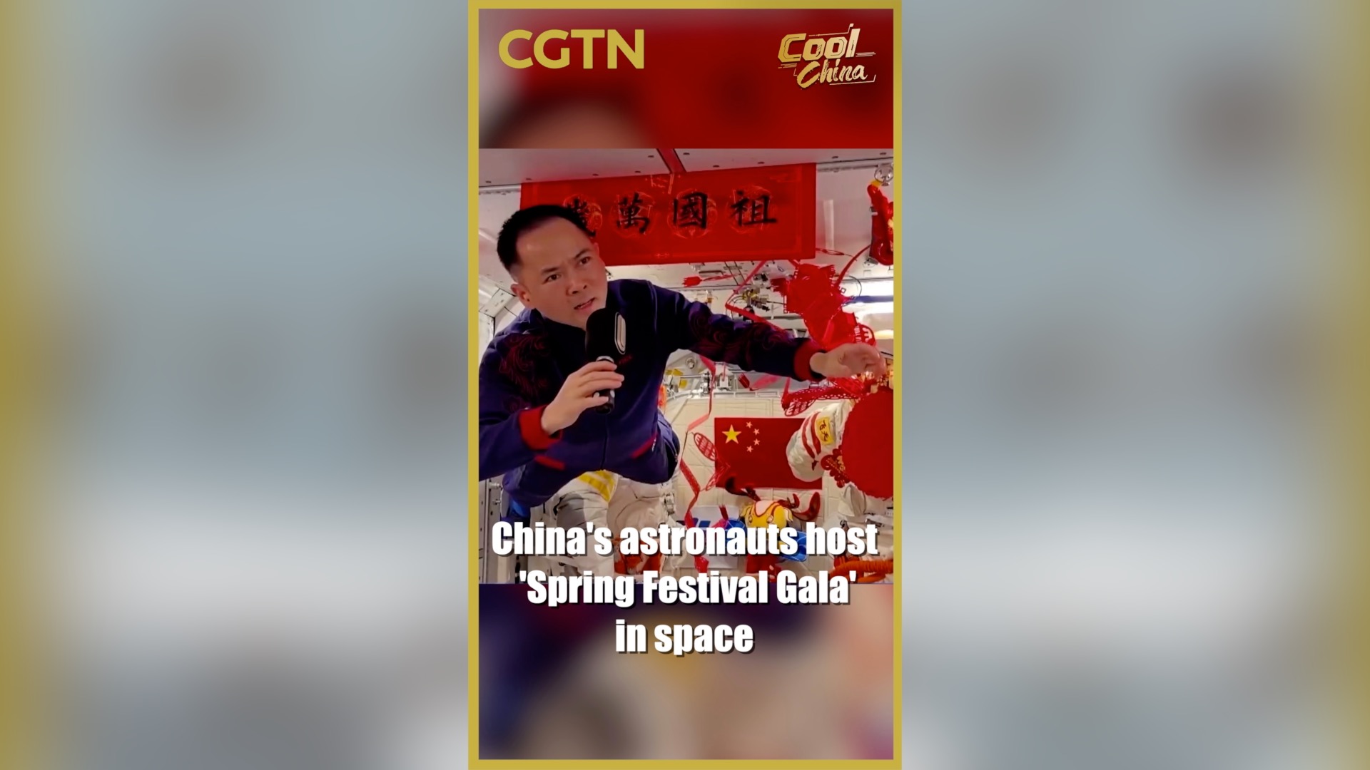 China's astronauts host 'Spring Festival Gala' in space