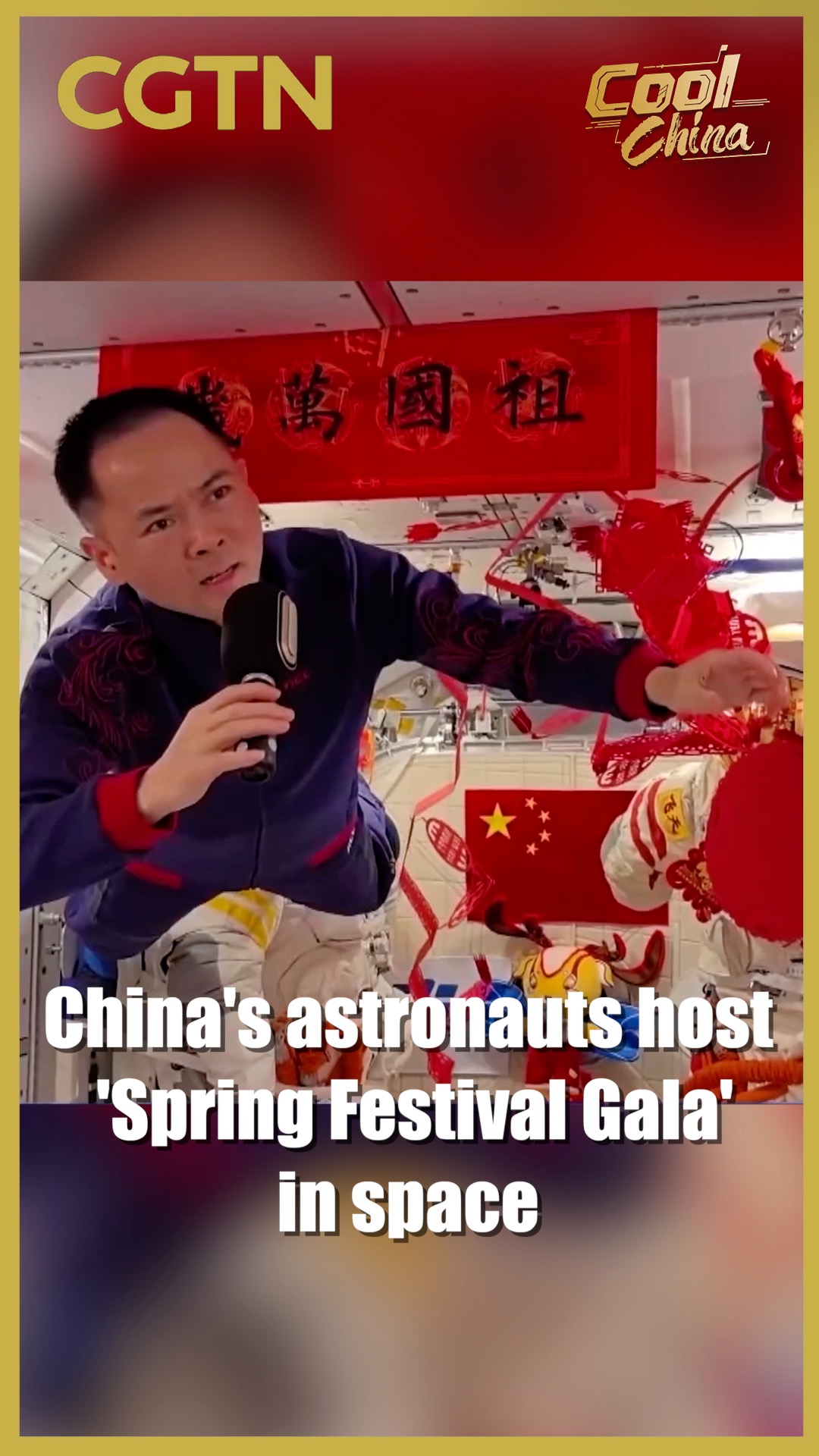 China's astronauts host 'Spring Festival Gala' in space