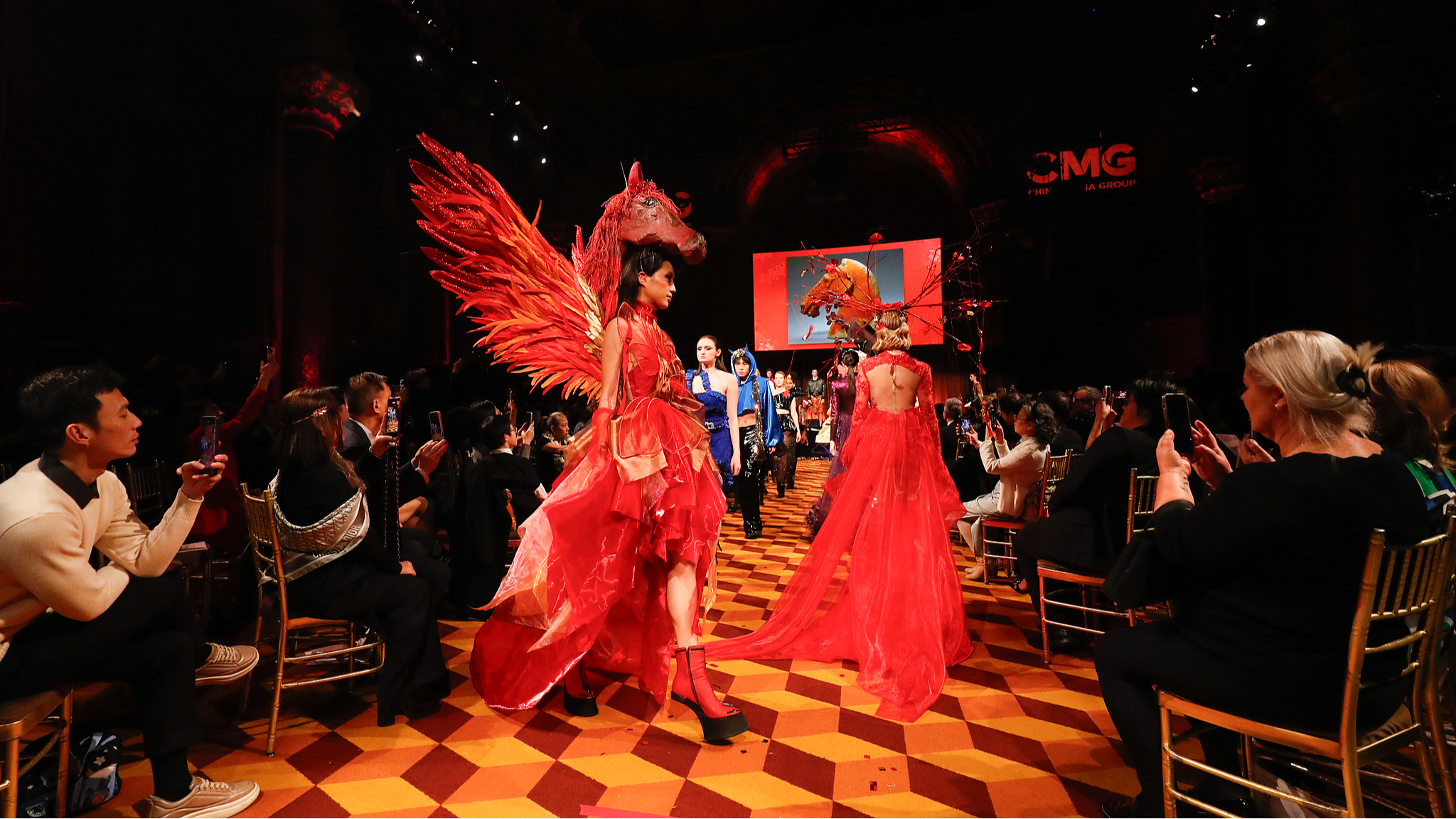 A Spring Festival event is held in New York City, United States, to introduce the culture of the Year of the Horse Spring Festival and promote international cultural exchange, February 13, 2026. /CFP