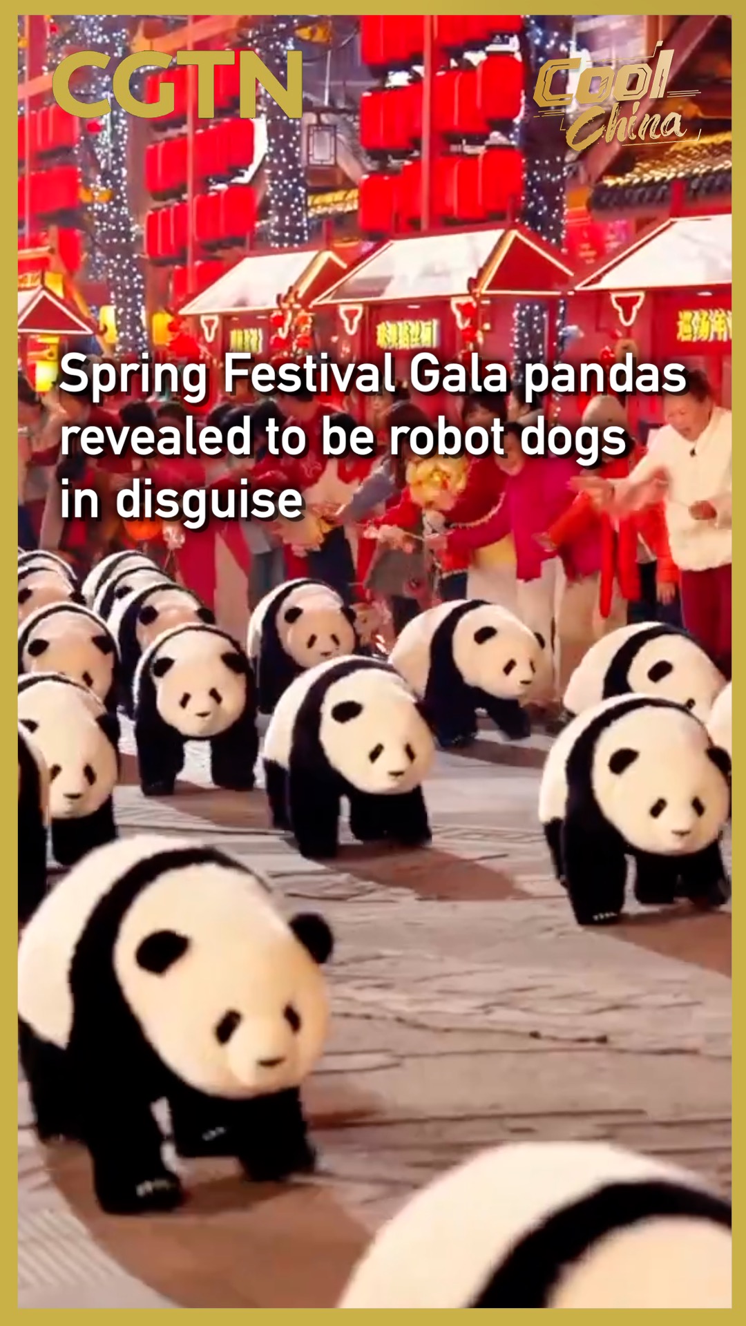 Spring Festival Gala pandas revealed to be robot dogs in disguise