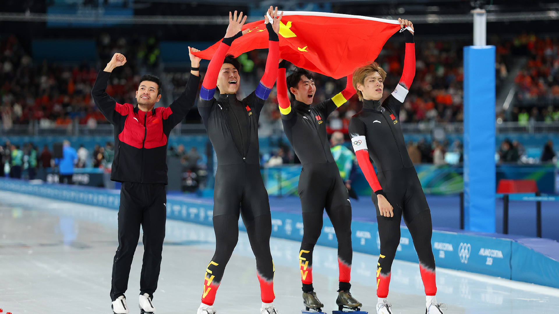 China earns team pursuit bronze in speed skating at 2026 Winter Games