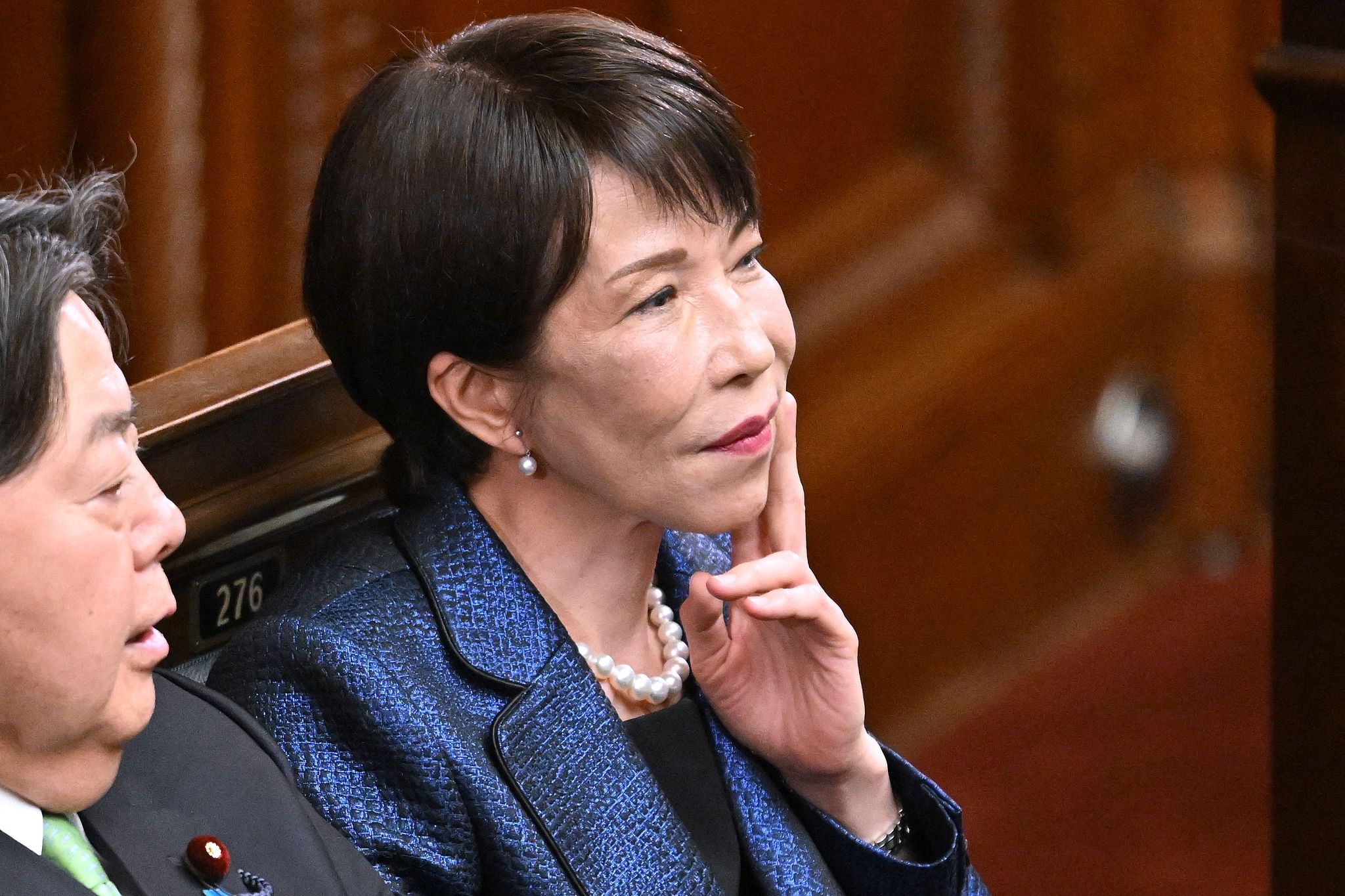 Japan's Liberal Democratic Party (LDP) President Sanae Takaichi attends the plenary session of the Lower House of Parliament in Tokyo on February 18, 2026. /VCG