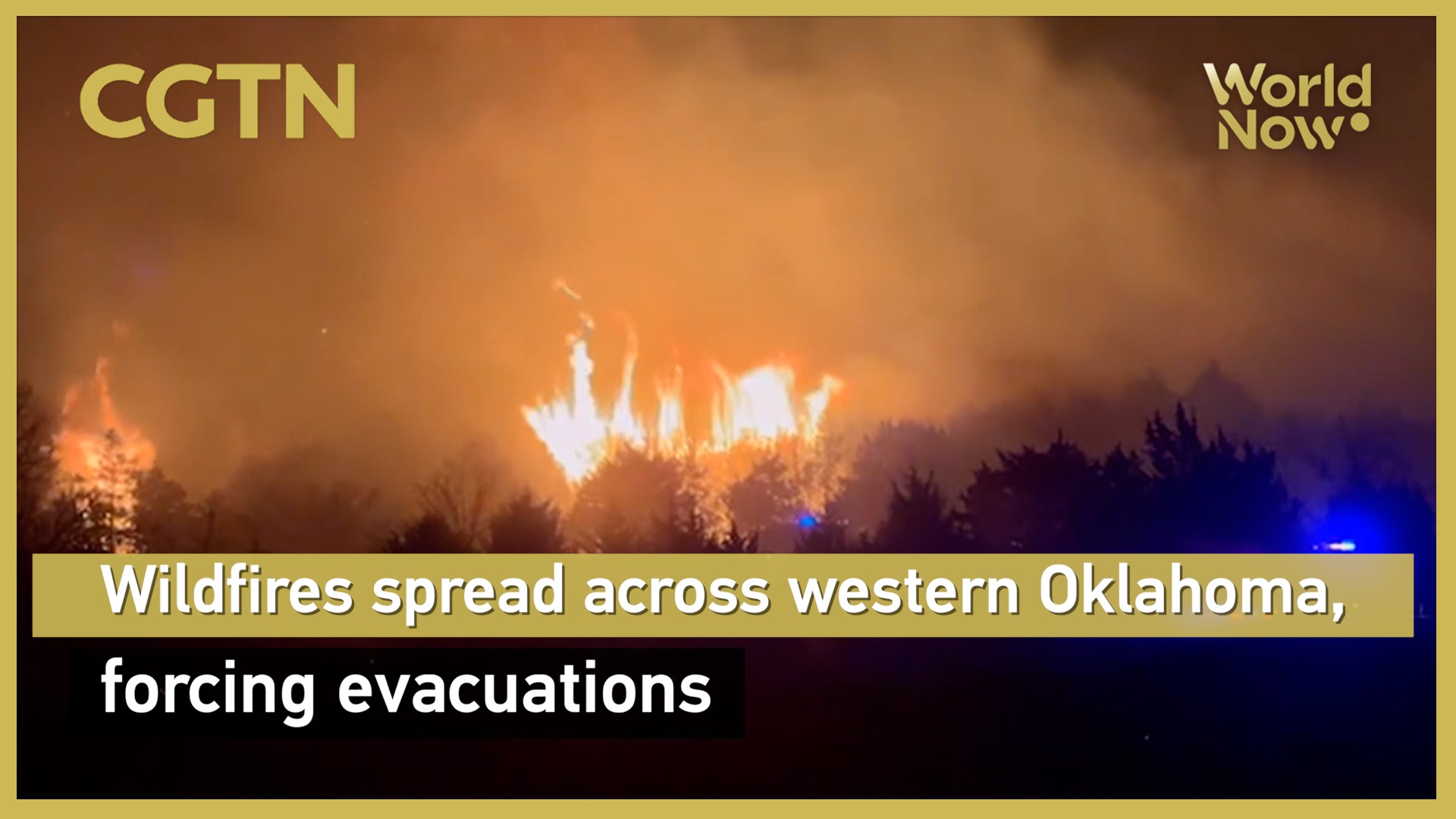 Wildfires spread across western Oklahoma, U.S., trigger evacuations